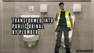Transformed into Public Urinal by Plumber - Pornhub Gay