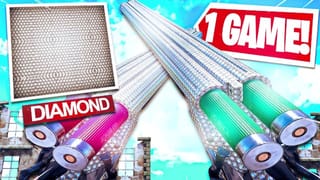 UNLOCKING DIAMOND SHOTGUNS in ONE GAME W/ V2 ROCKET! (4 Gold Weapons in 1 Game)