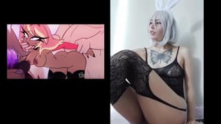 NYAURI1 Reacciona a Verosika Human Show Orgy Helluva Boss Hentai Animation