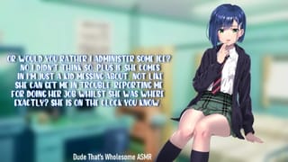 Tomboy School Friend Nurses you (Caring ASMR)