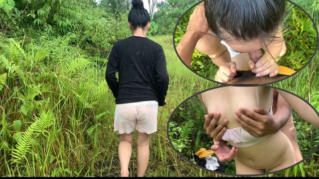 Pinay Kantutan SA Gubat Kahit Umuulan - with Girlfriend