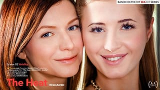 Sexy Lesbian Blindfolds Lover and Fingers her Pussy