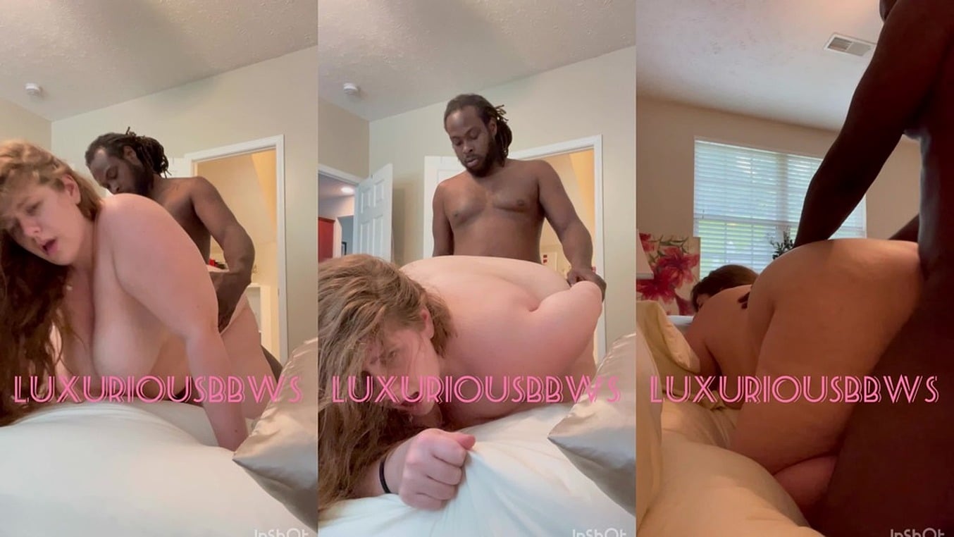 Luxuriousbbws - Fucking pawg bbw redhead in her sisiter bed