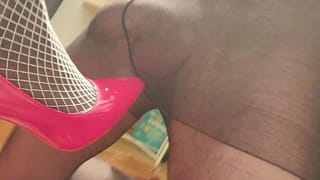 Wife Fetih very Perverse Encasement in Pantyhose!