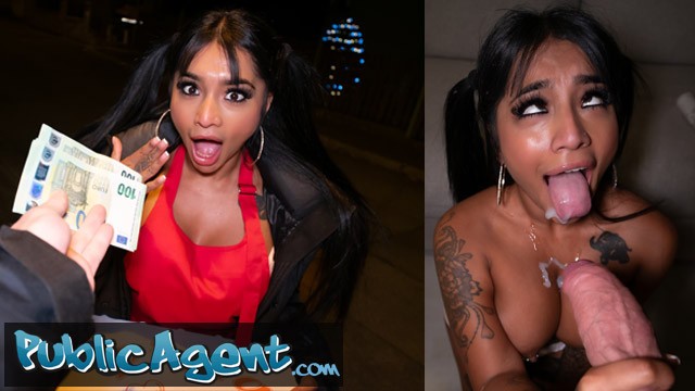 Public Agent Sexy Asian with Fantasitc Tits and Ass Seduced by his Rizz