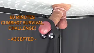 60 MINUTES CUMSHOT SURVIVAL CHALLENGE - MILKING GLORYHOLE TABLE