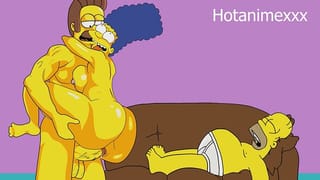 Marge Simpson Anf Bart Simpson Fuck