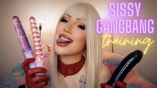 Sissy Gangbang Training - Assgasm - Anal Training- Encouraged Bi - Sissy Slut - JOI
