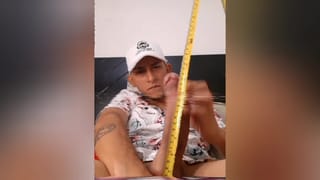 Measuring Mi Dick with a Meter - 25CM has Mi Dick -brayan Ospina