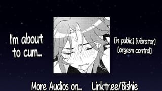 Making your Cute Friend Moan and Whimper in Public - Male Moaning and Masturbation Audio