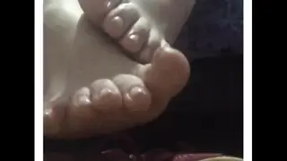 Tici Feet Rubbing Feet Close (preview) @tici_feet