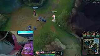 Slutty Egirl does Seraphine Healslut Challenge on League of Legends