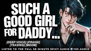 Daddy Teaches you how to take every Inch | YSF | Male Moaning | ASMR Roleplay | Audio Erotica