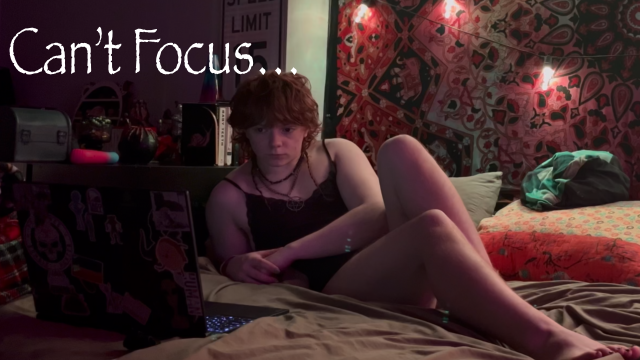 Redhead Tboy Gets Distracted while Home alone