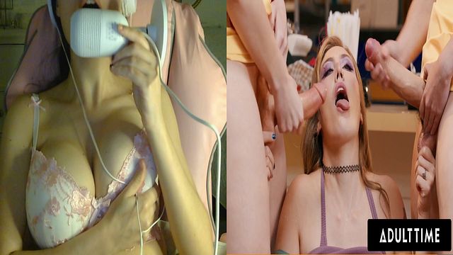 Reacting TO REAL FUTUNARI ORGY CREAMPIE