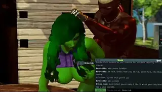 Hulk porn video – Miss Hulk ends up being dominated by a black cock
