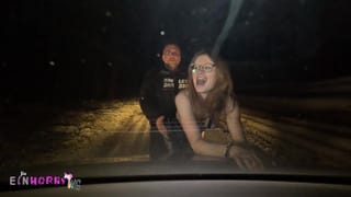 Wife Offered to Fuck in the Parking Lot - Swap Pussy Filling for Tank Filling!