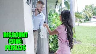 Petite Delivery Girl Binky Beaz Confesses her Slutty Side and Gets Pounded Hard