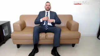 Alpha English Leather Master Farting in Suit Preview - Pornhub Gay