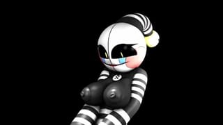 Marionette Shakes her Tits for you - Animation