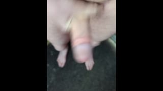 Still Light at 9pm, Completely Naked and Masturbating in Public
