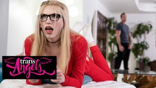 Trans Angels - Izzy Wilde Rides Pierce Paris's Dick after she Ignores her BF Wanting her Asshole