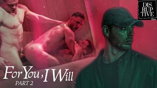 Carter Woods follows Crush to Bathhouse & Watches Raunchy DP Threesome - Disruptive - Pornhub Gay