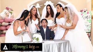 MOMMY'S BOY - Furious MILF Brides Reverse Gangbang Hung Wedding Planner for Wedding Planning Mistake