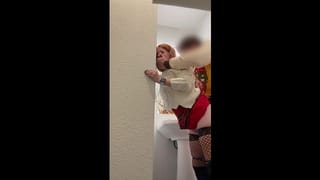 Bathroom Quickie at FWB’s Work Christmas Party