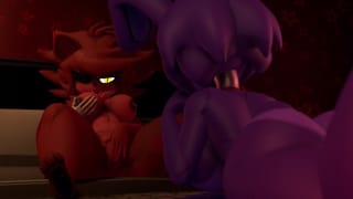 Fexa is Uncomfortable when Bonfie looks at her while she is Loving herself Pleasure