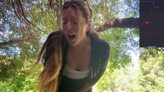 A Walk in the Woods never Felt SO Good! | Public Orgasm | almost Caught!