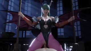You are Honored to Fuck the Powerful and Beautiful Morrigan in Cowgirl . Darkstalkers ❤