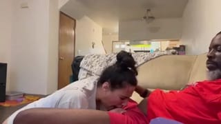 Choking on his Dick