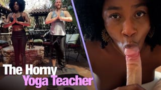 Hot Yoga Teacher Thirsting for Cock