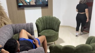 Movie Watching Day, I get really Hot and get Naked so my Husband can Fuck me