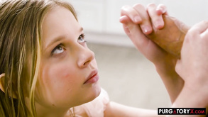 Blonde beauty surrenders to raw, intense passionate dominance
