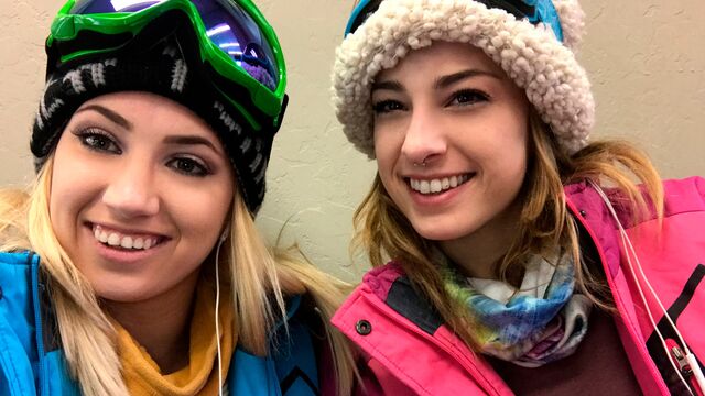Alluring Kristen and Sierra