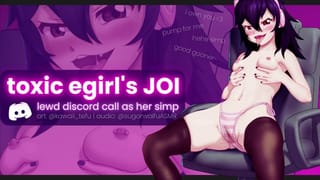 Toxic E-girl's Jerkoff Instructions