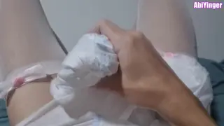 Diaper SIssy Jerking off in her Diape - Pornhub Gay