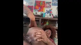 Ebony Pleasing herself