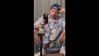 Asian Boy’s Massive Bulge Slips out