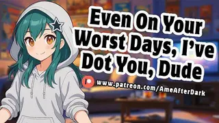 [wholesome Audio] Tomboy GF Comforts you after Bad Day | Cuddles, Kisses & Dinner