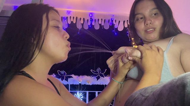 My Sister-in-law Lets me Suck her Milky Tits