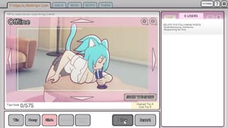 The Kitten from the Amazing World of Gumball Showing her Boobs to Earn some Money - NicoleRiskyJob