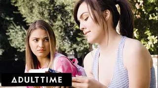 ADULT TIME - College Student Freya Parker Falls for her Shy Lesbian Tutor Gizelle Blanco