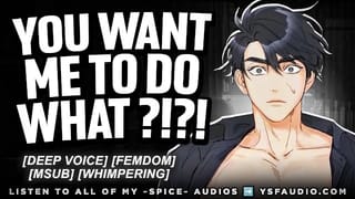 TURNING YOUR BULLY INTO a WHIMPERING SUB (AUDIO)