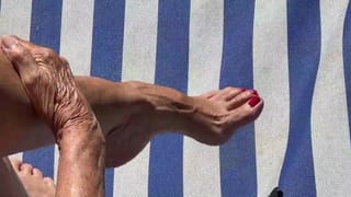 It Starts in a Hammock, things get Hot Aunty Ann Gets Cum on Pussy