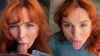 Do you want me to take off your Pants and you Cum in the Mouth of a Redhead Whore? Eva Soda