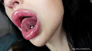 Bolted on Lips Bimbo DSL Fuckdoll Tongue Fetish