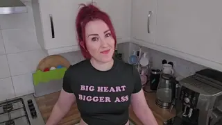 Goddess Peach Bubbly Farts on Counter Top!